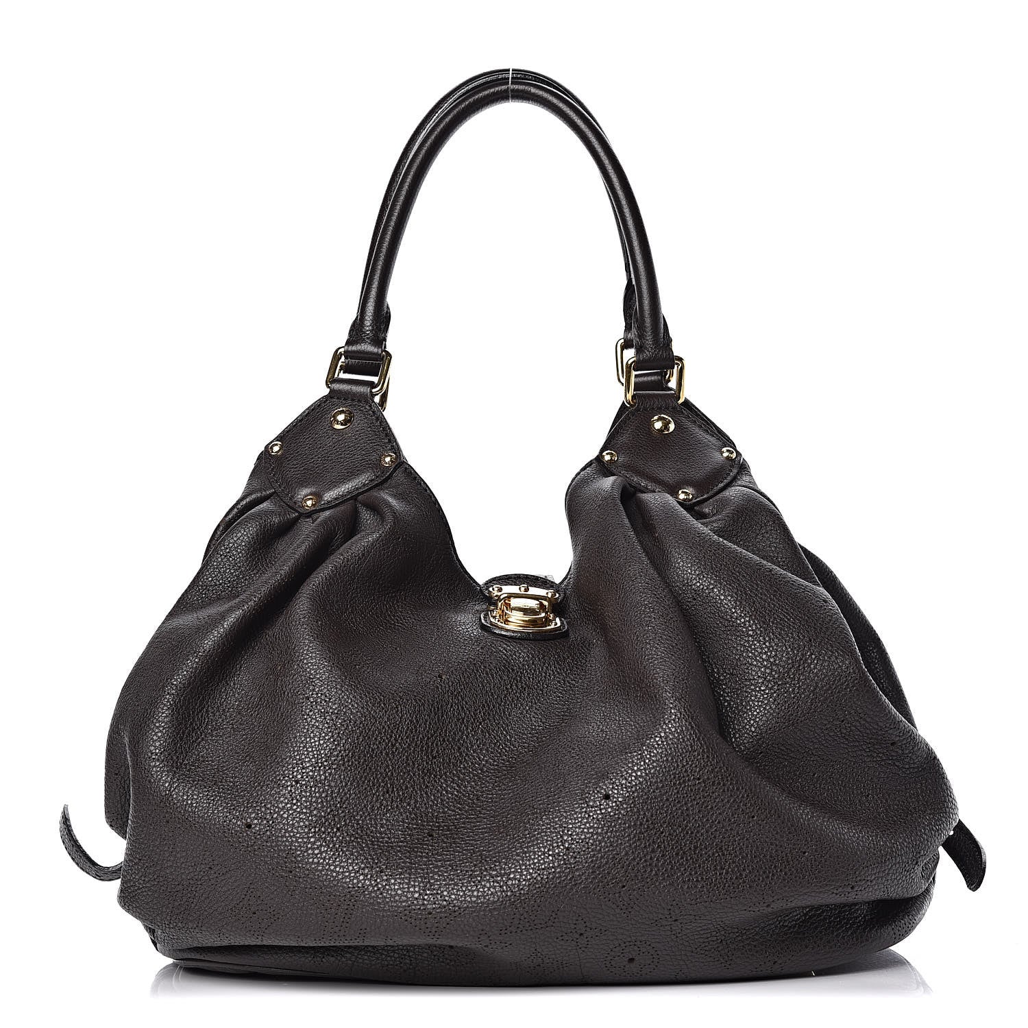 Louis Vuitton Mahina L Chocolate 1 of 12