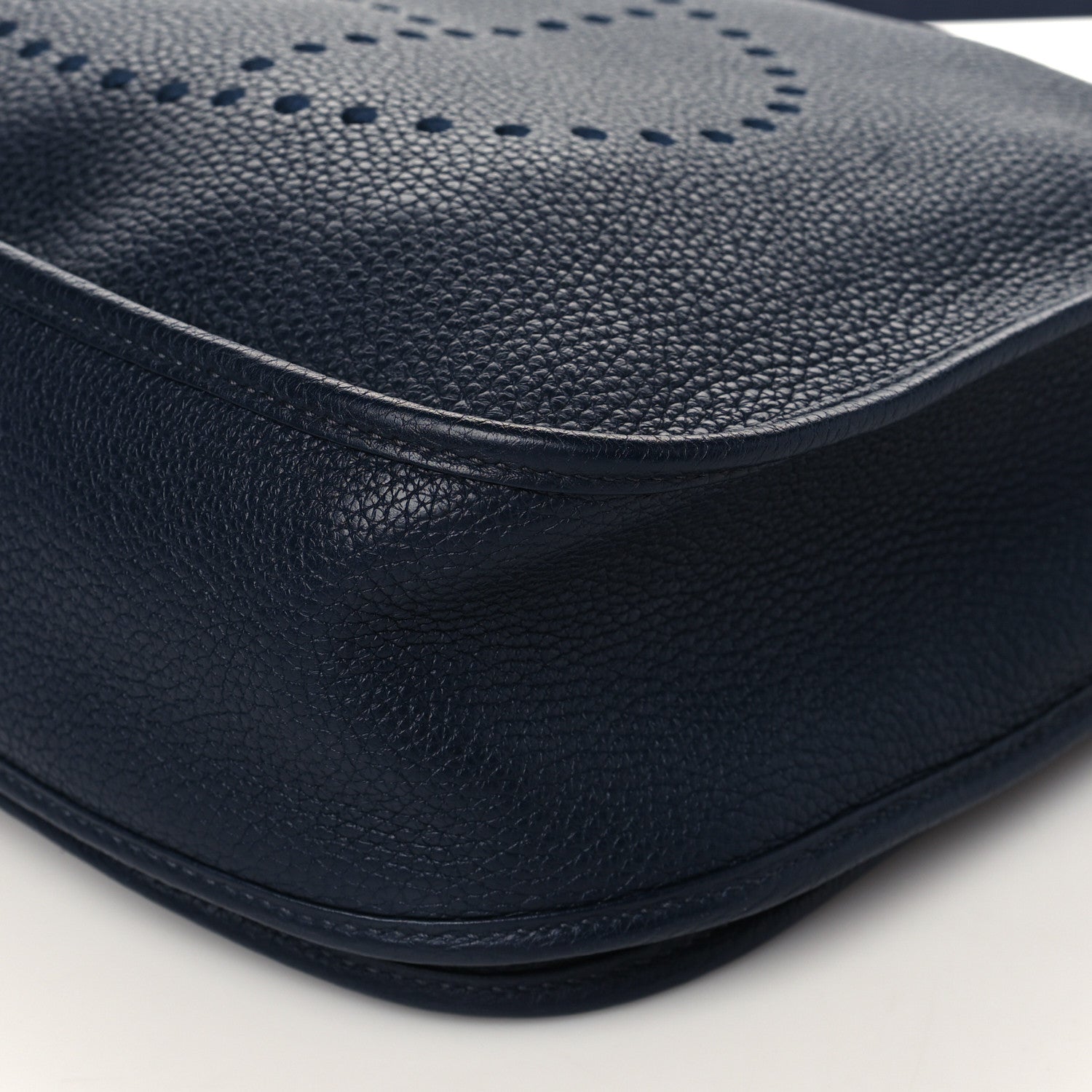 Hermes Taurillon Clemence Evelyne III GM Bleu Nuit 9 of 9