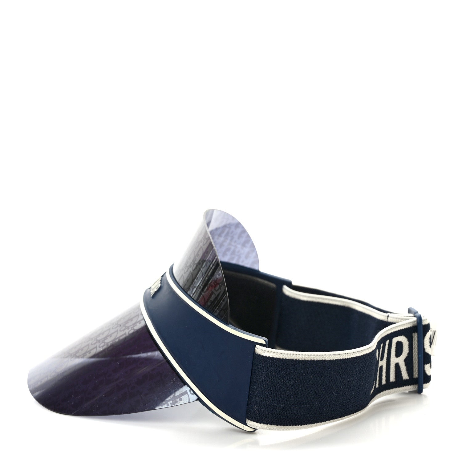 Christian Dior Oblique DiorClub V1U Sun Visor Blue 4 of 8