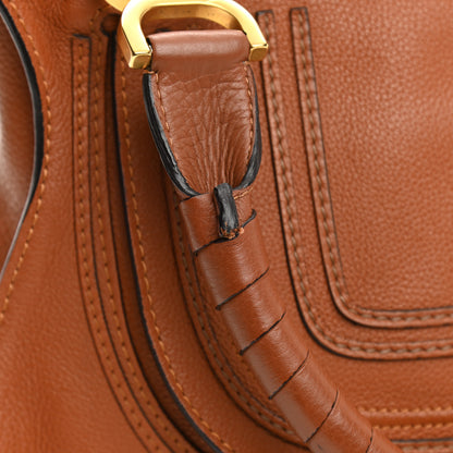 Chloe Calfskin Medium Marcie Satchel Tan 8 of 13