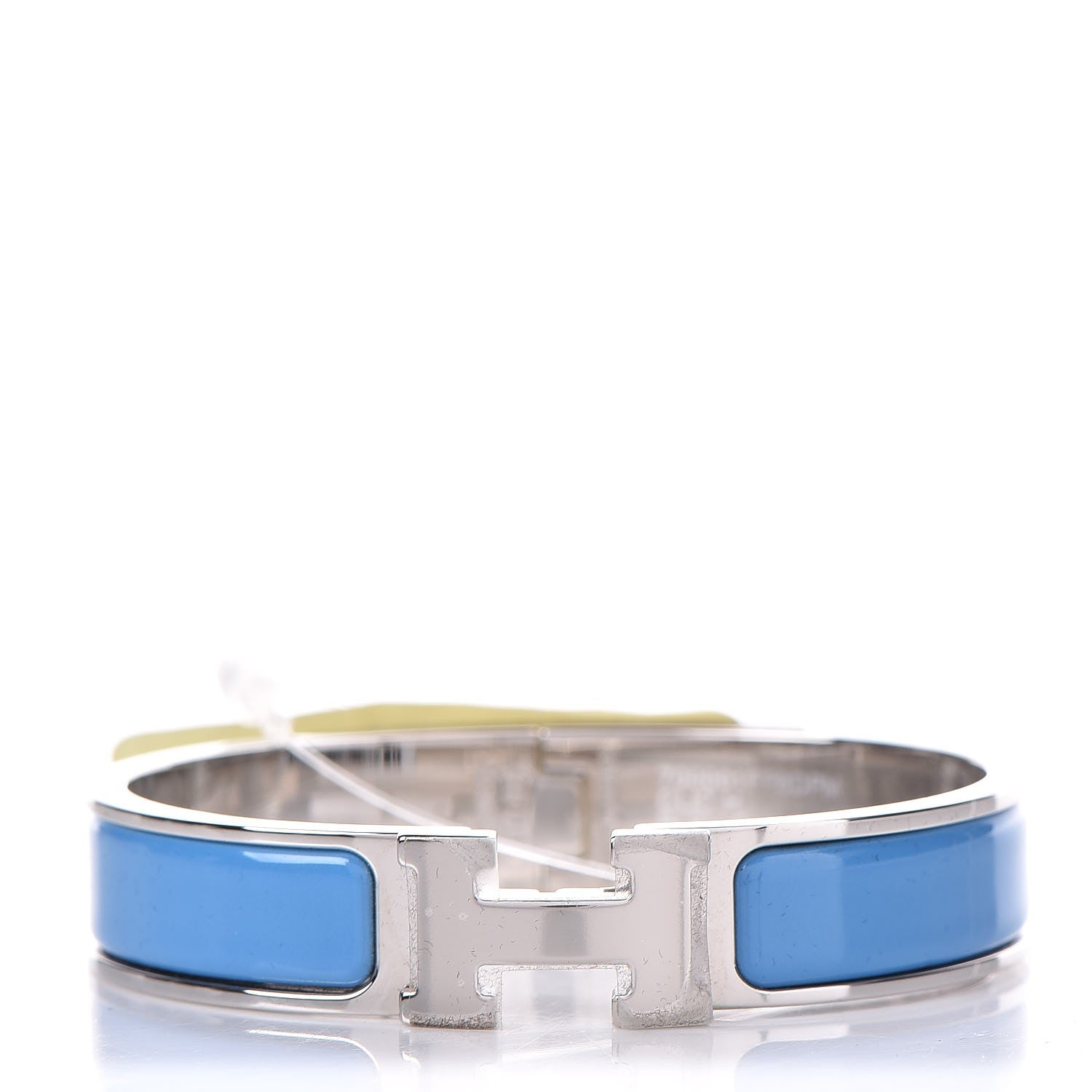 Hermes Enamel Narrow Clic Clac H Bracelet PM Bleu Cielo 1 of 4