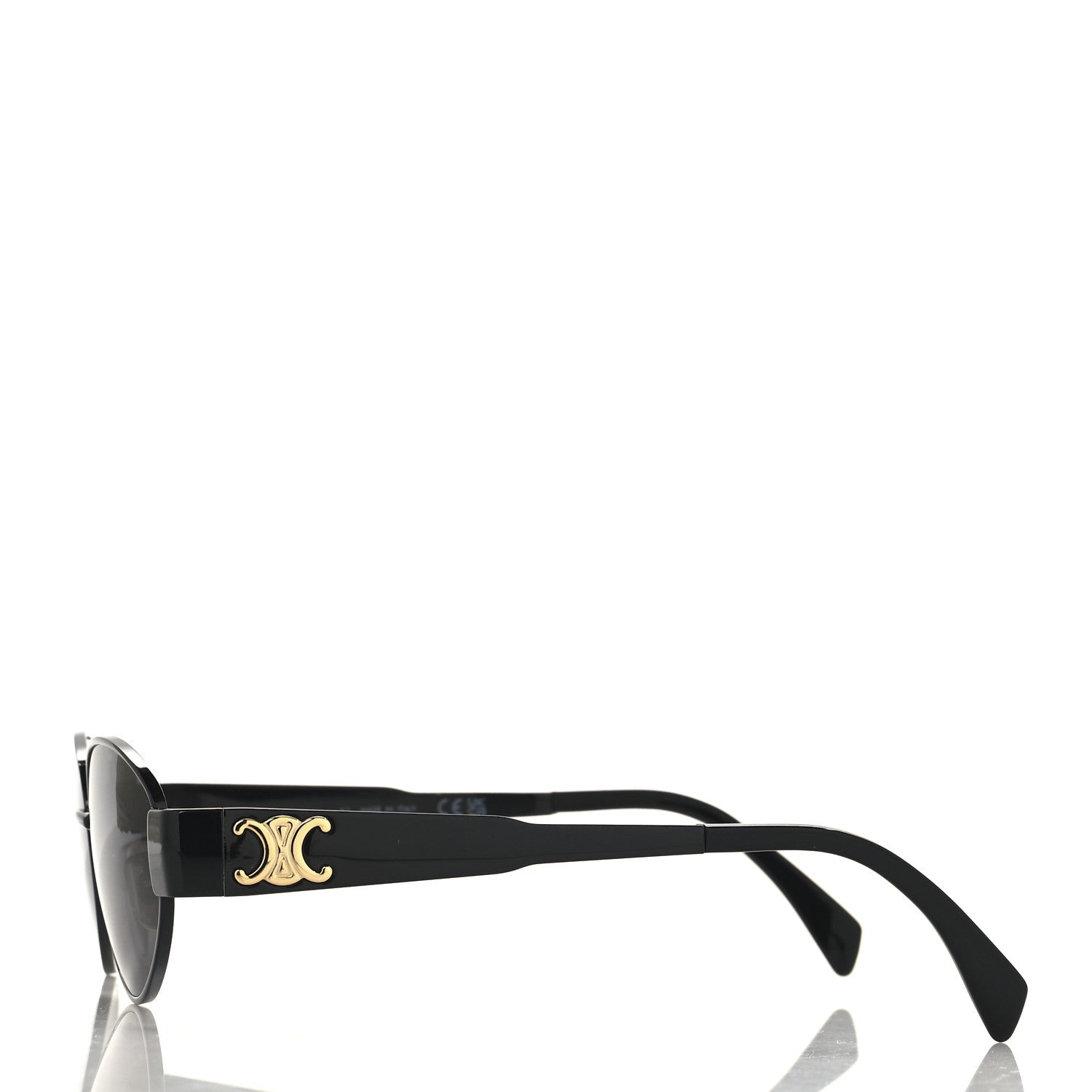 Celine Metal Triomphe 01 Sunglasses CL40235U Black Smoke 3 of 7