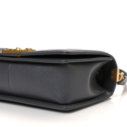 Chanel Caviar Quilted Medium Boy Flap Grey 5 of 5