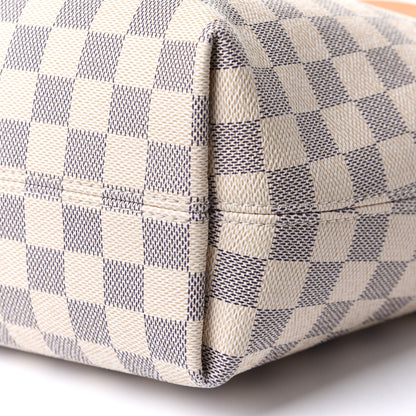 Louis Vuitton Damier Azur Graceful PM Rose Ballerine 10 of 13