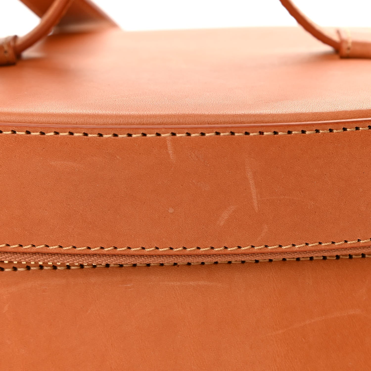 Mansur Gavriel Calfskin Train Case Crossbody Cammello 11 of 13