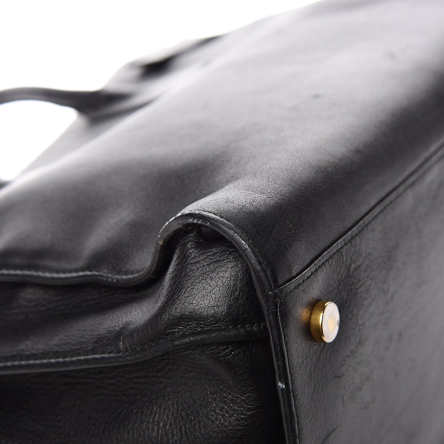 Calfskin Large Sac De Jour Carryall Black
