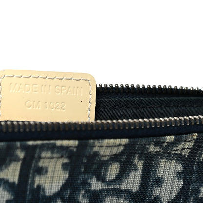 Christian Dior Monogram Mini Saddle Pochette White Blue 7 of 11