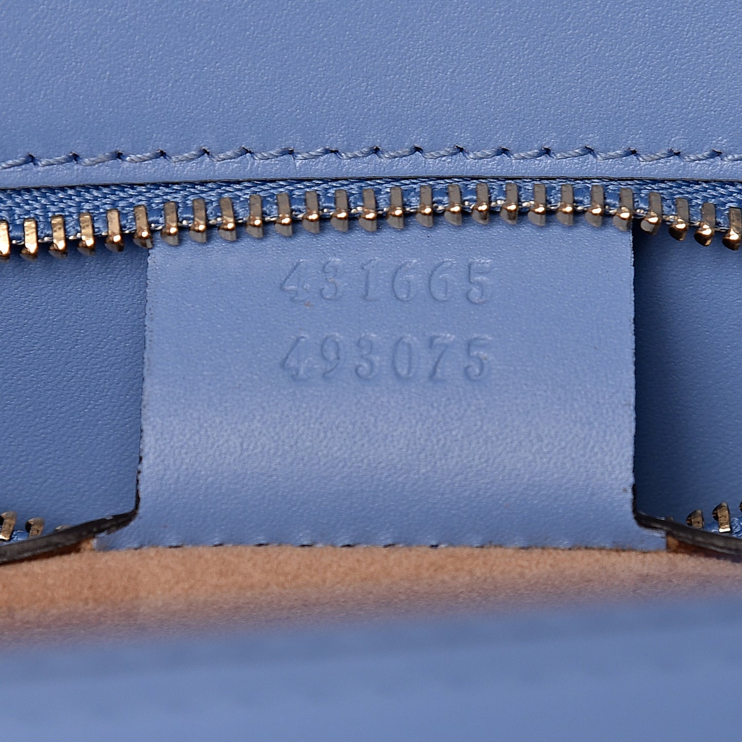 Calfskin Embroidered Medium Sylvie Top Handle Bag Clear Sky Blue