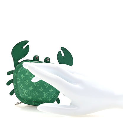 Louis Vuitton Monogram Crab Bag Charm Green 2 of 6