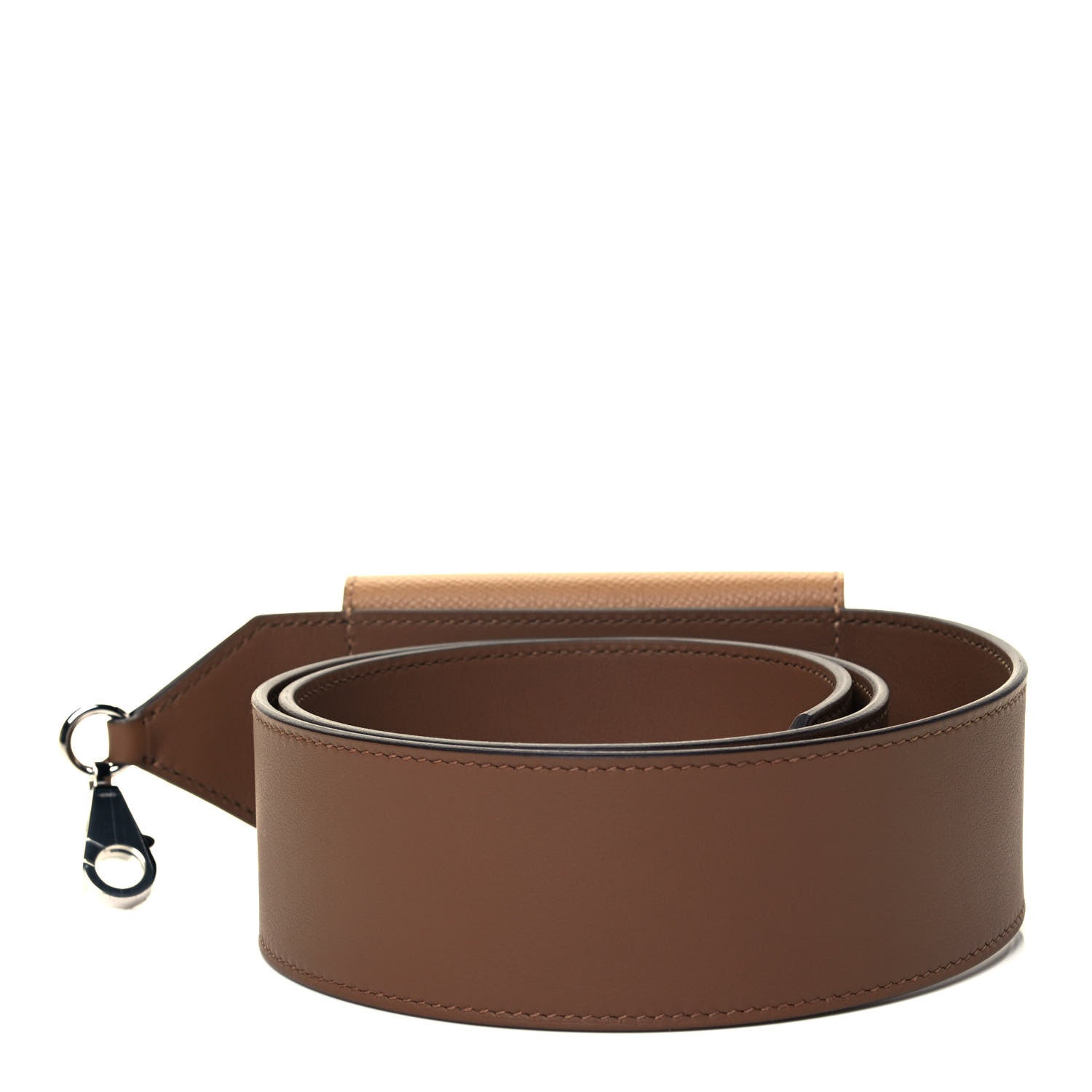 Hermes Swift Epsom Pocket Kelly Shoulder Strap Alezan Biscuit 2 of 4
