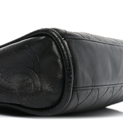 Chanel Lambskin Stitched Medium Ultimate Soft Tote Black 9 of 10