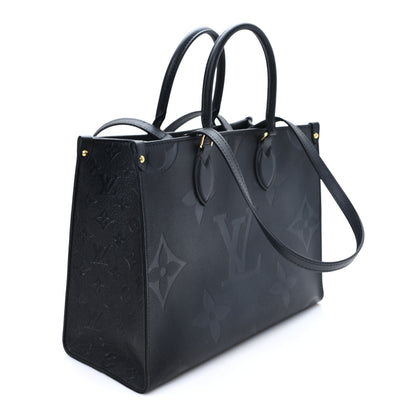 Louis Vuitton Empreinte Monogram Giant Onthego MM Black 3 of 9