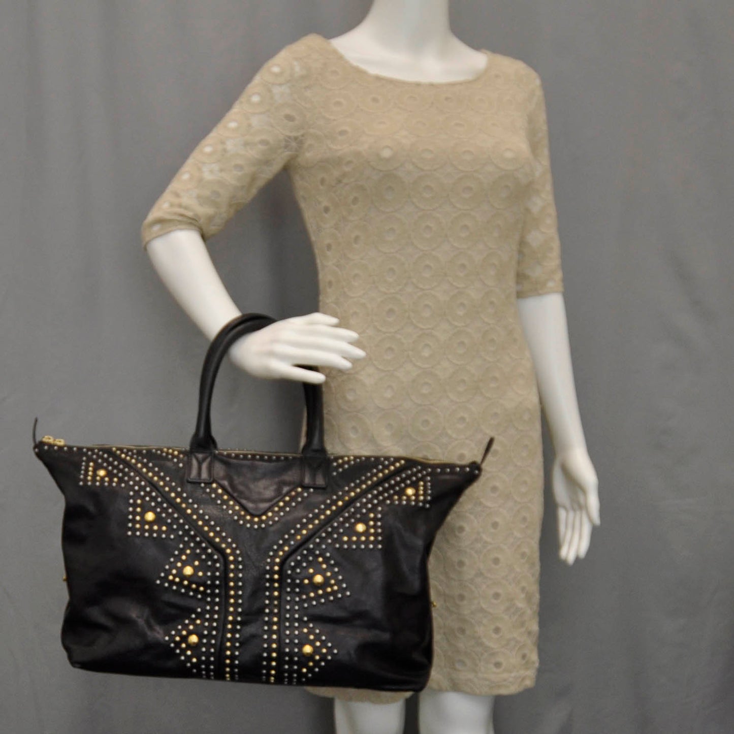 Studded Sac Y Rock Black