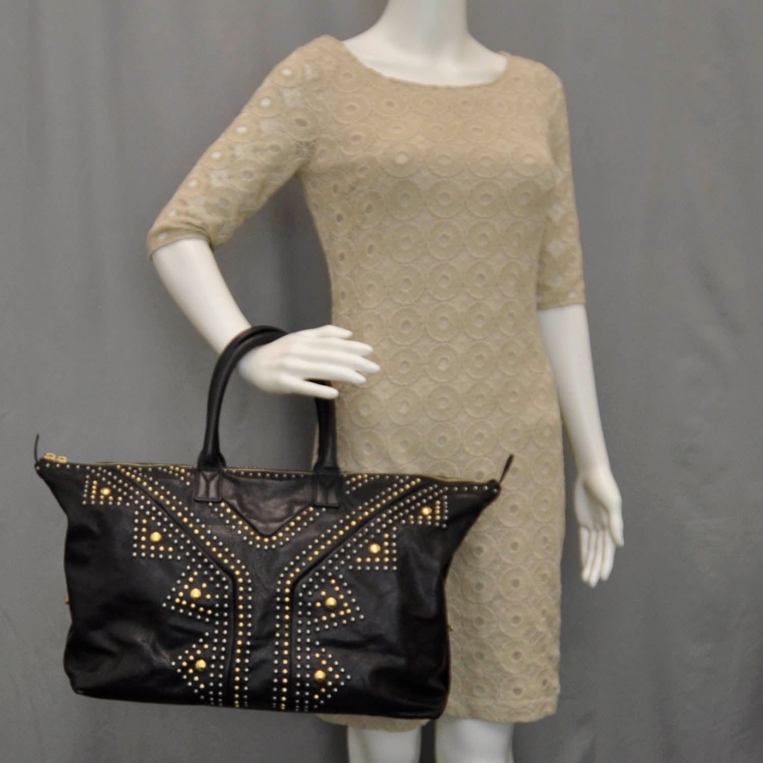 Saint Laurent Studded Sac Y Rock Black 2 of 11