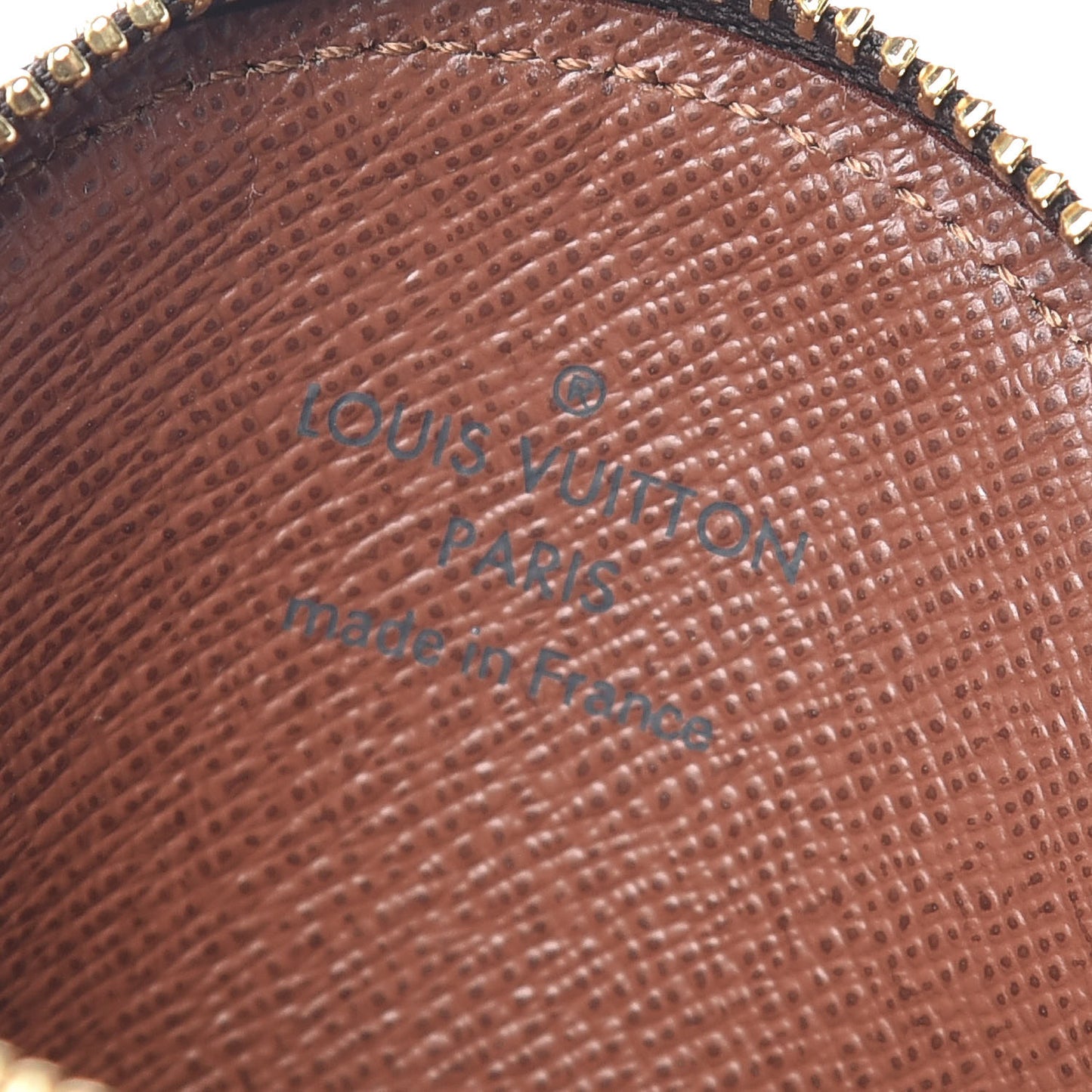 Monogram Round Coin Purse