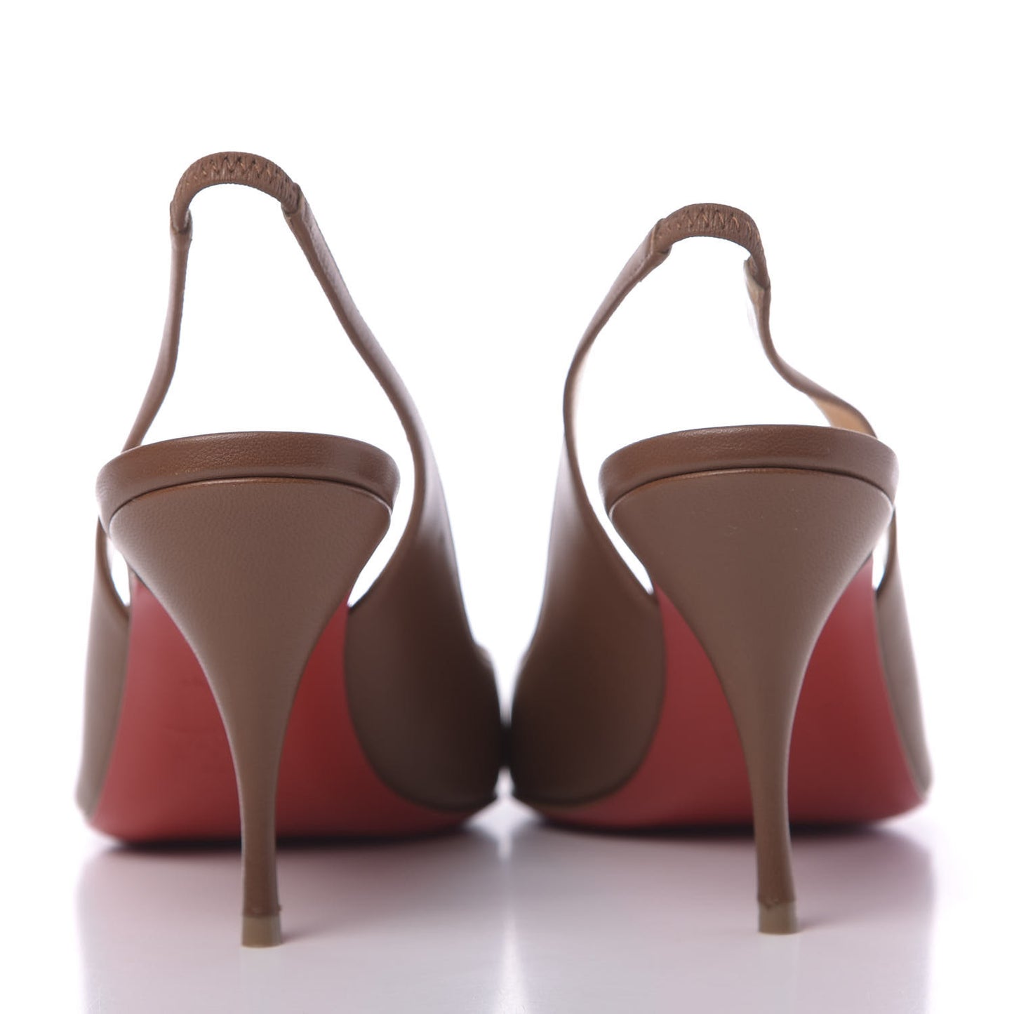 Nappa Clare Sling 80 Pumps 38 Cuoio