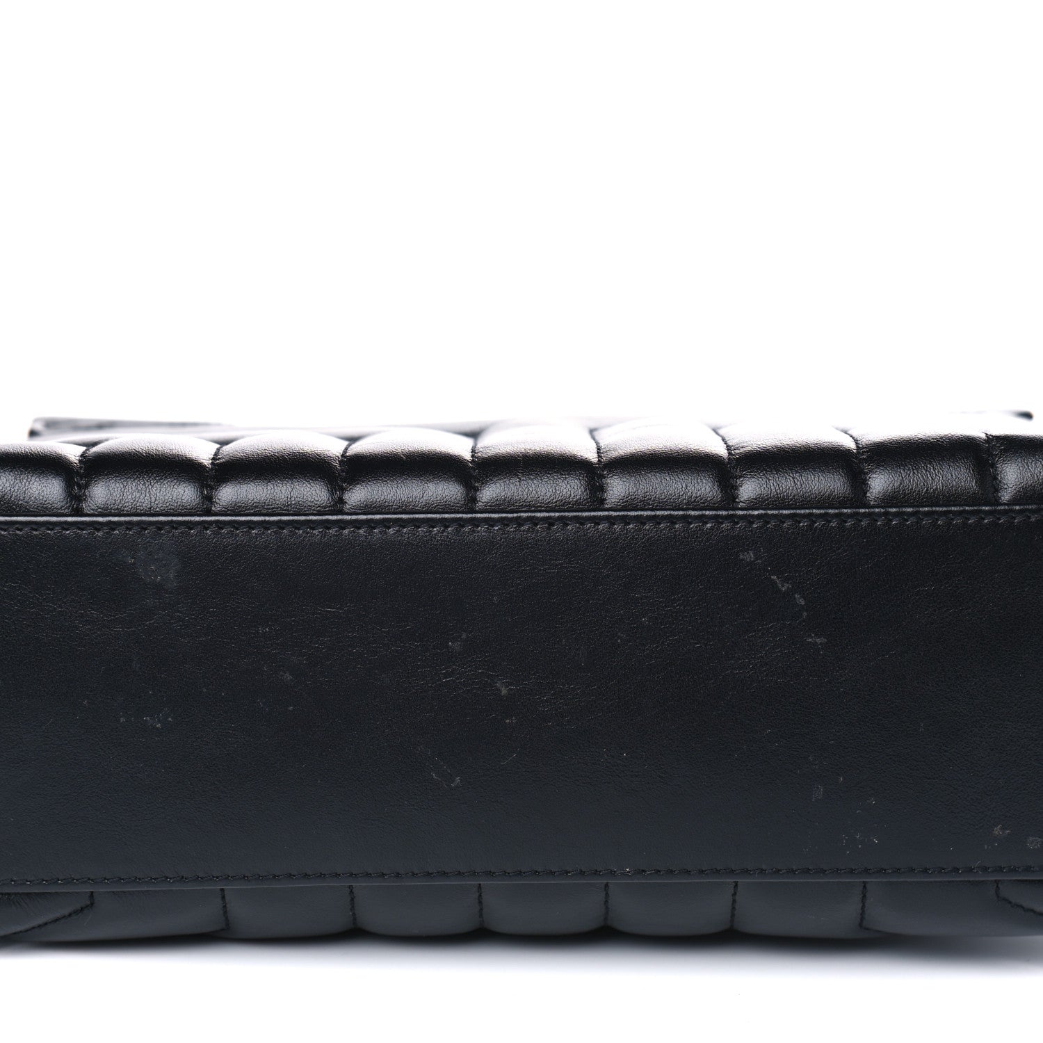 Saint Laurent Calfskin Y Quilted Monogram Small Loulou Chain Satchel Black 9 of 9