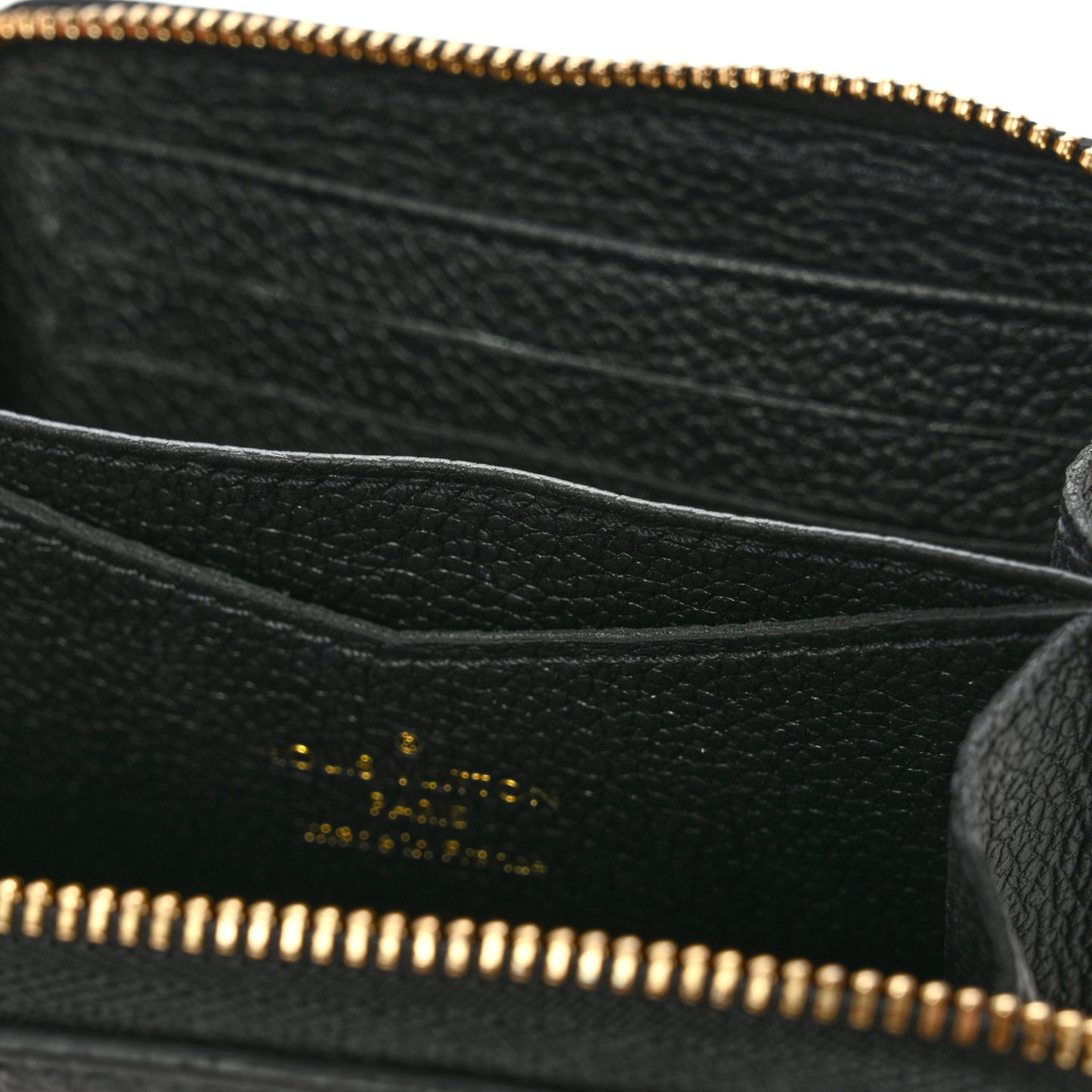 Empreinte Monogram Giant Zippy Coin Purse Black Beige