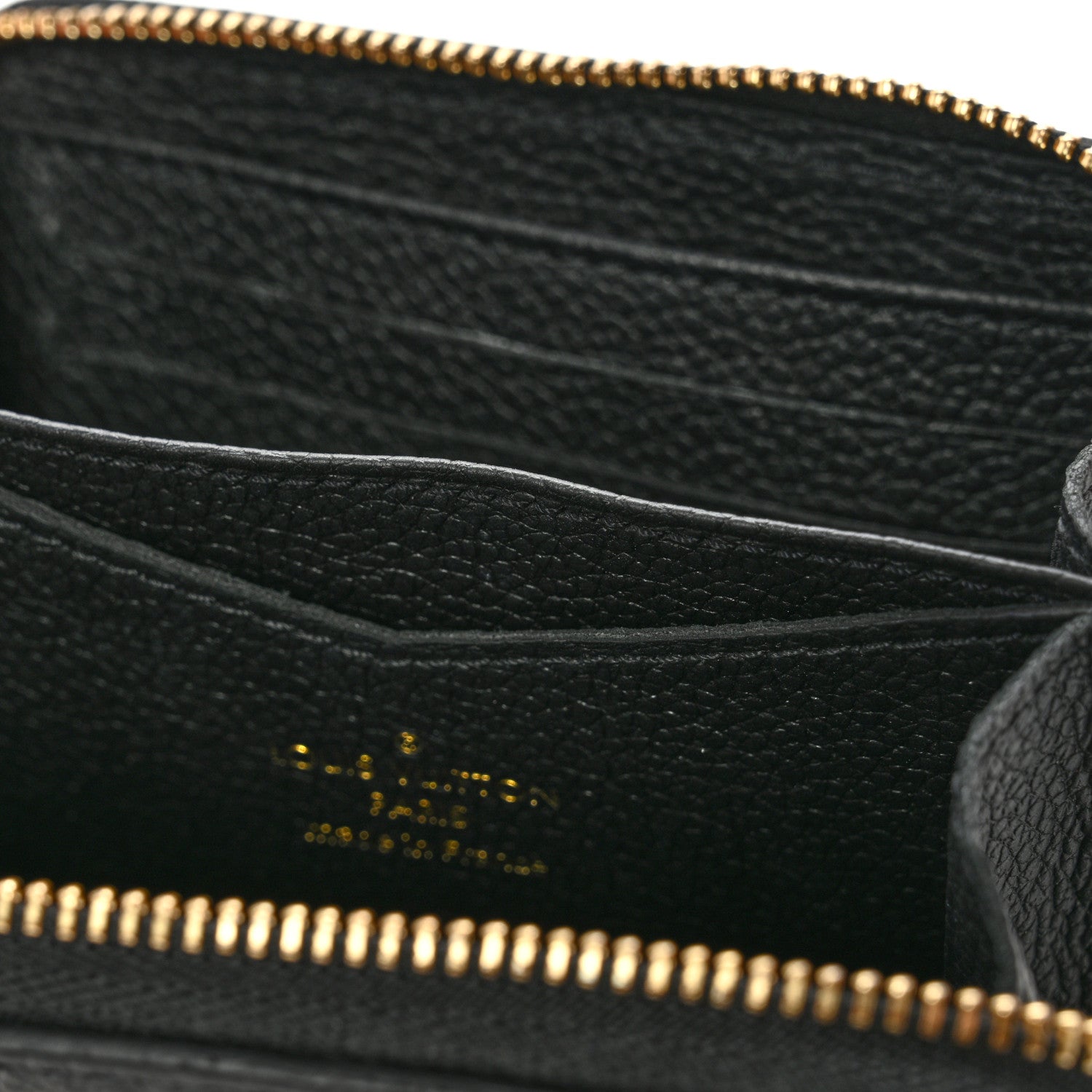 Louis Vuitton Empreinte Monogram Giant Zippy Coin Purse Black Beige 8 of 15