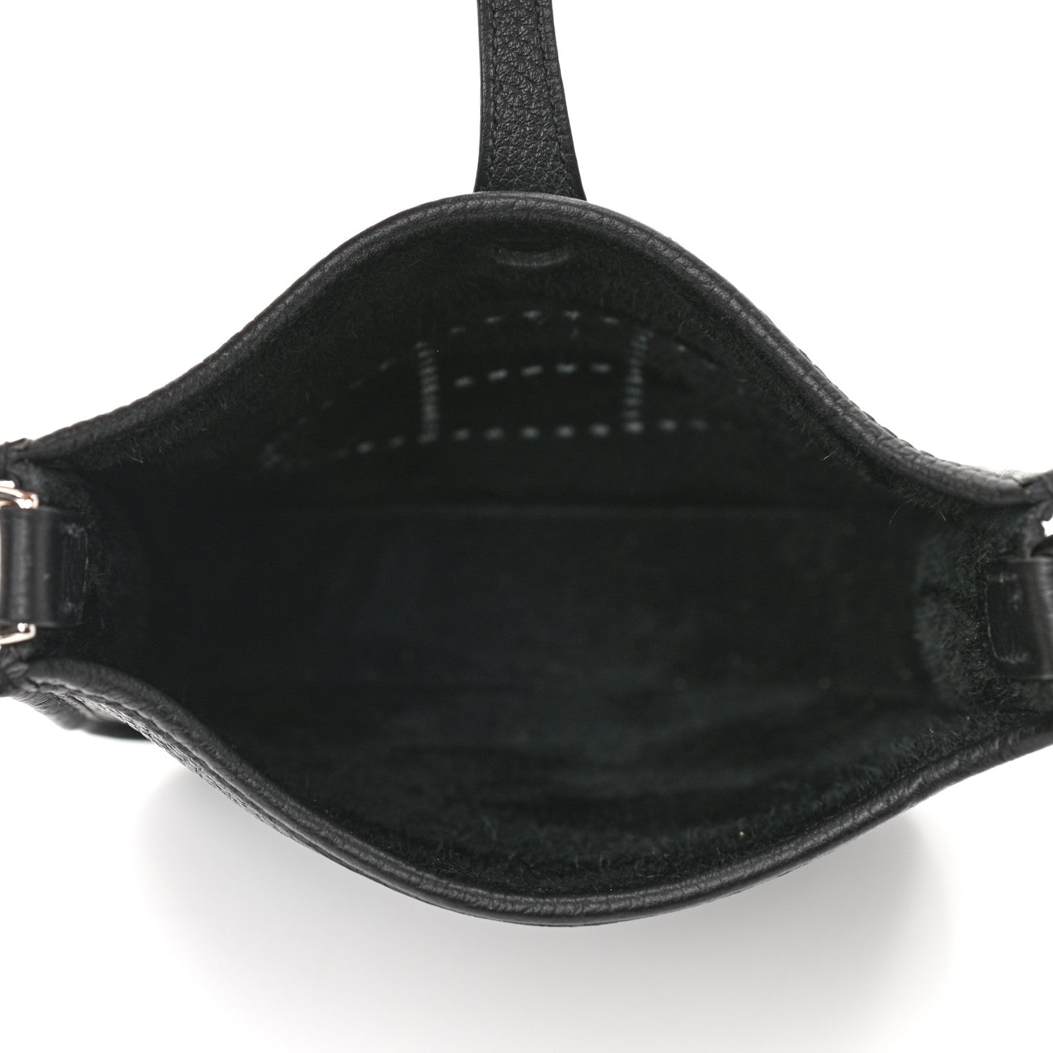 Hermes Taurillon Clemence Evelyne TPM Black 5 of 11