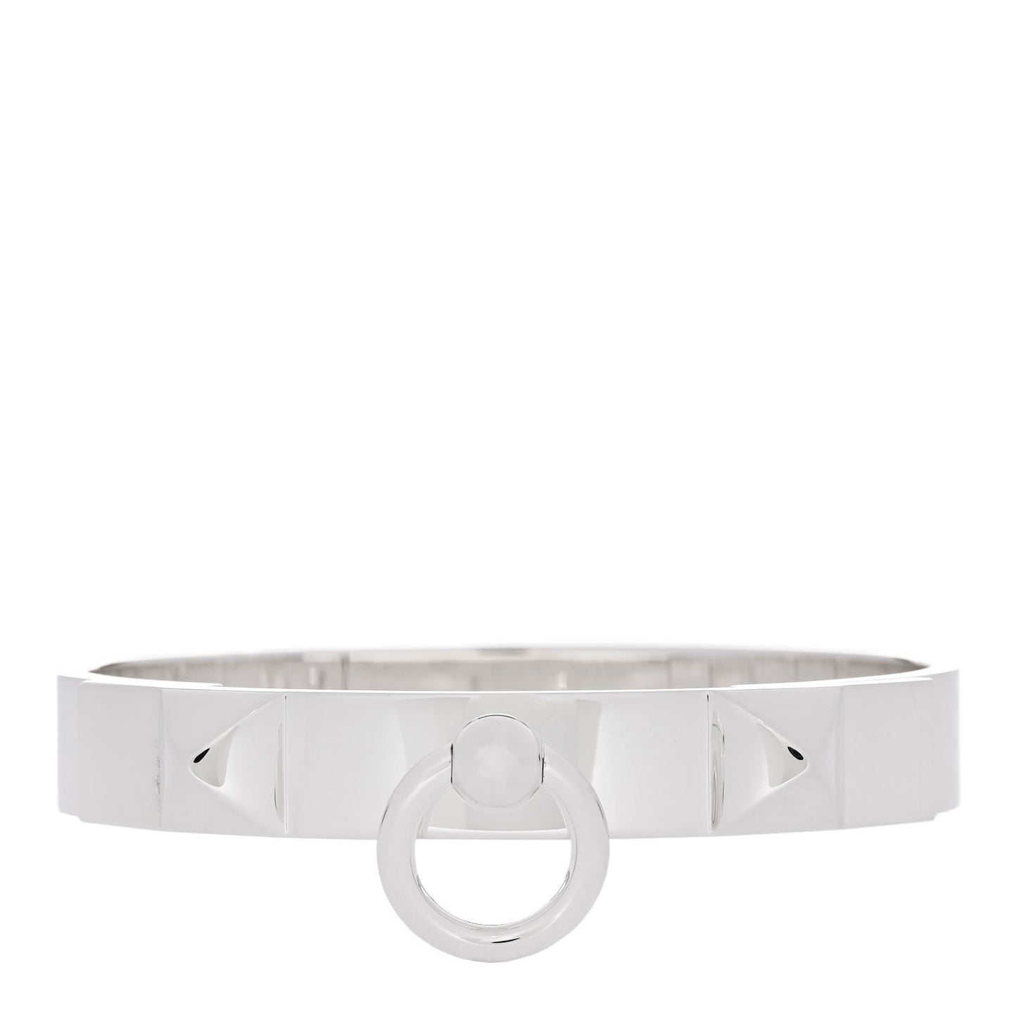 Sterling Silver PM Collier De Chien Bracelet SH