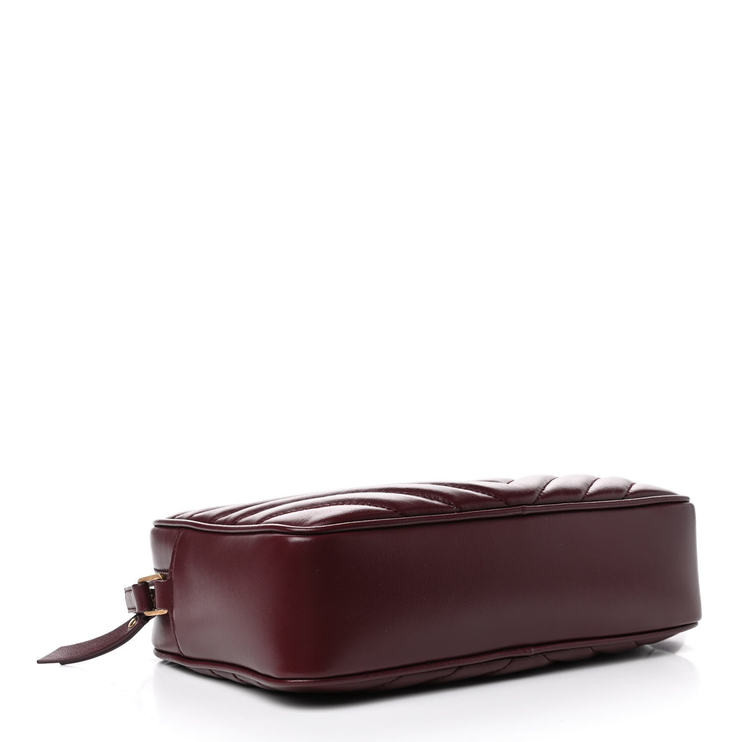 Saint Laurent Calfskin Matelasse Monogram Lou Camera Bag Dark Legion Red 3 of 4