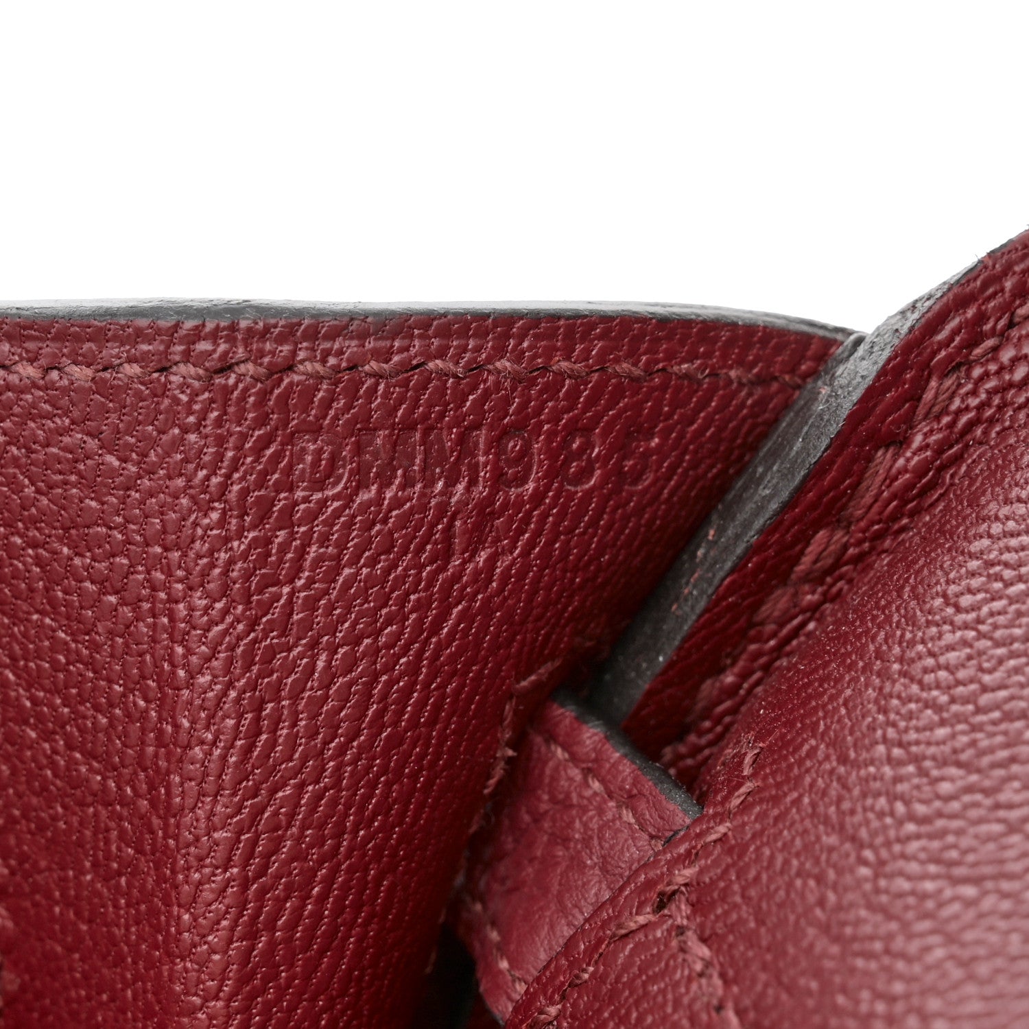 Hermes Togo Birkin 25 Rouge Grenat 7 of 10