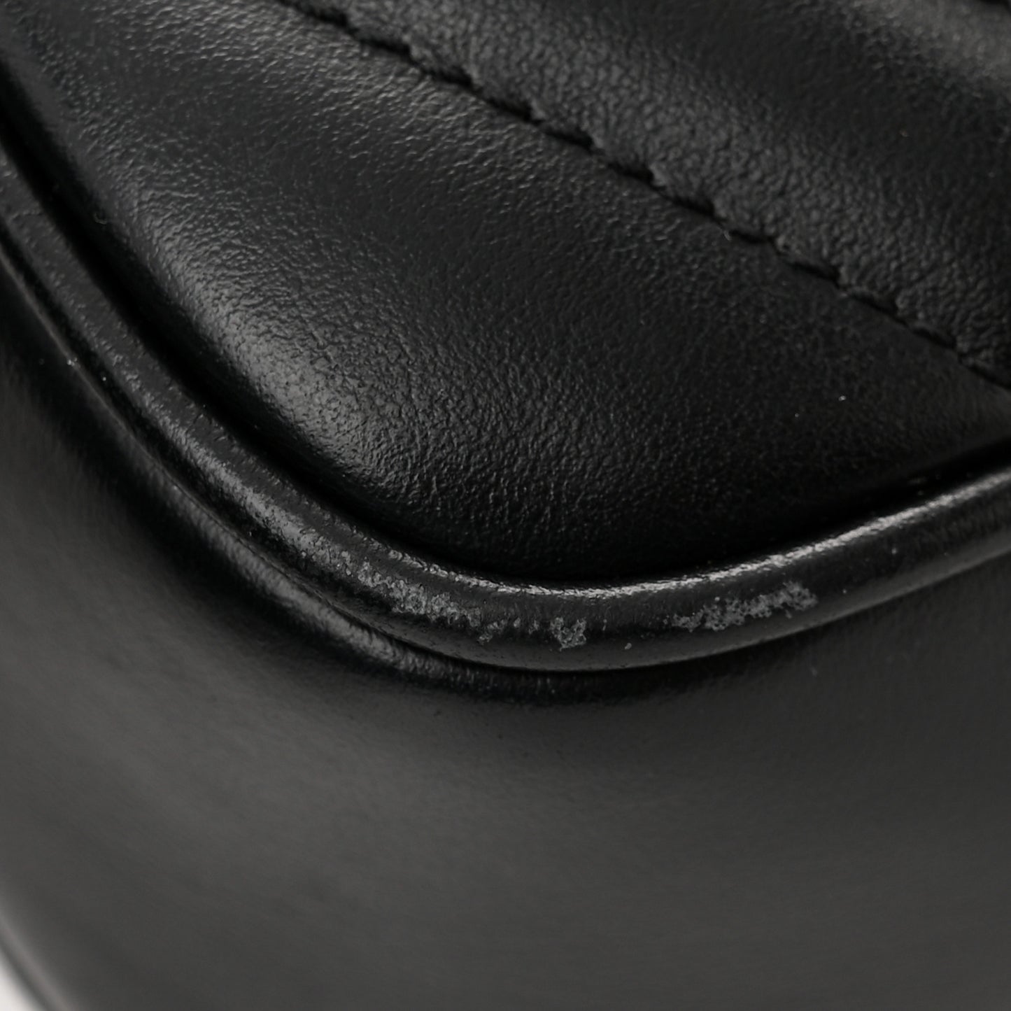 Calfskin Matelasse Monogram Lou Camera Bag Black