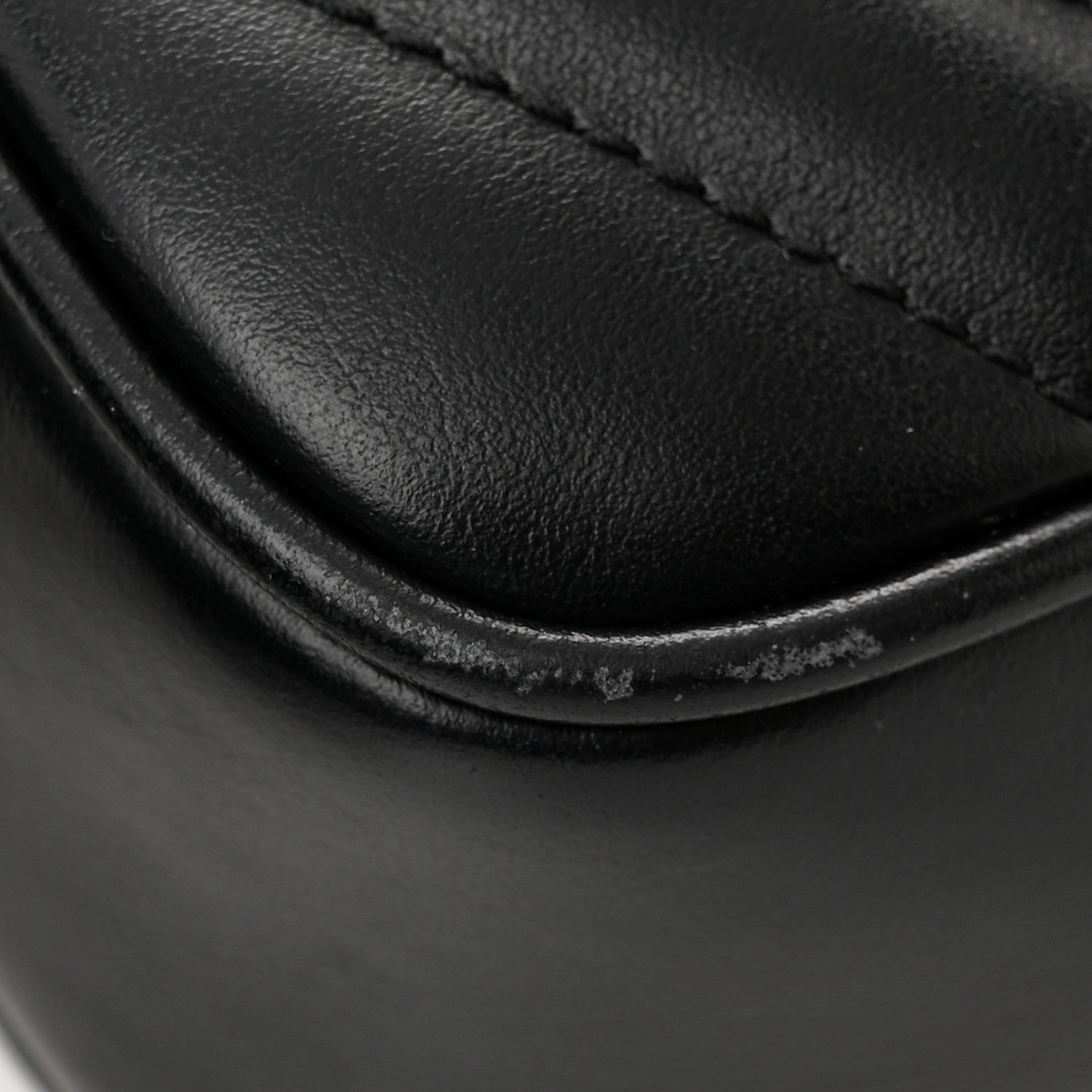 Saint Laurent Calfskin Matelasse Monogram Lou Camera Bag Black 11 of 13