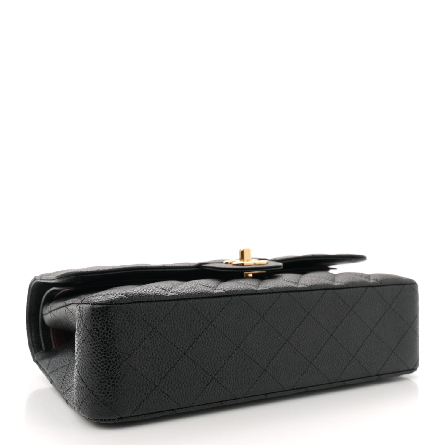 Chanel Caviar Quilted Medium Double Flap Black 4 of 12