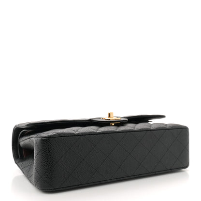Chanel Caviar Quilted Medium Double Flap Black 4 of 12