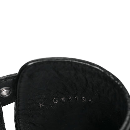 Chanel Calfskin CC Short Boots 41.5 Black 8 of 9