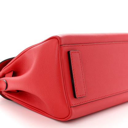 Versace Calfskin Medium La Medusa Top Handle Handbag Red 8 of 9