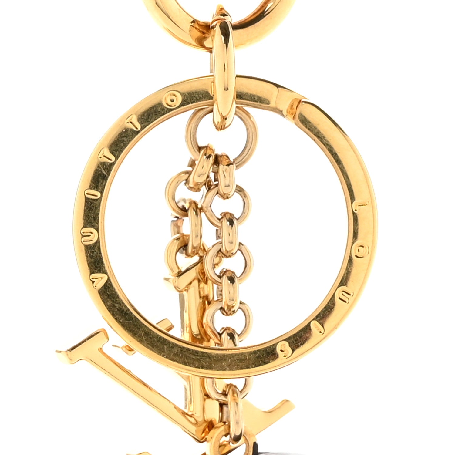 Louis Vuitton LV x TM Cowhide Monogram Superflat Panda Key Ring Bag Charm Multicolor 4 of 5