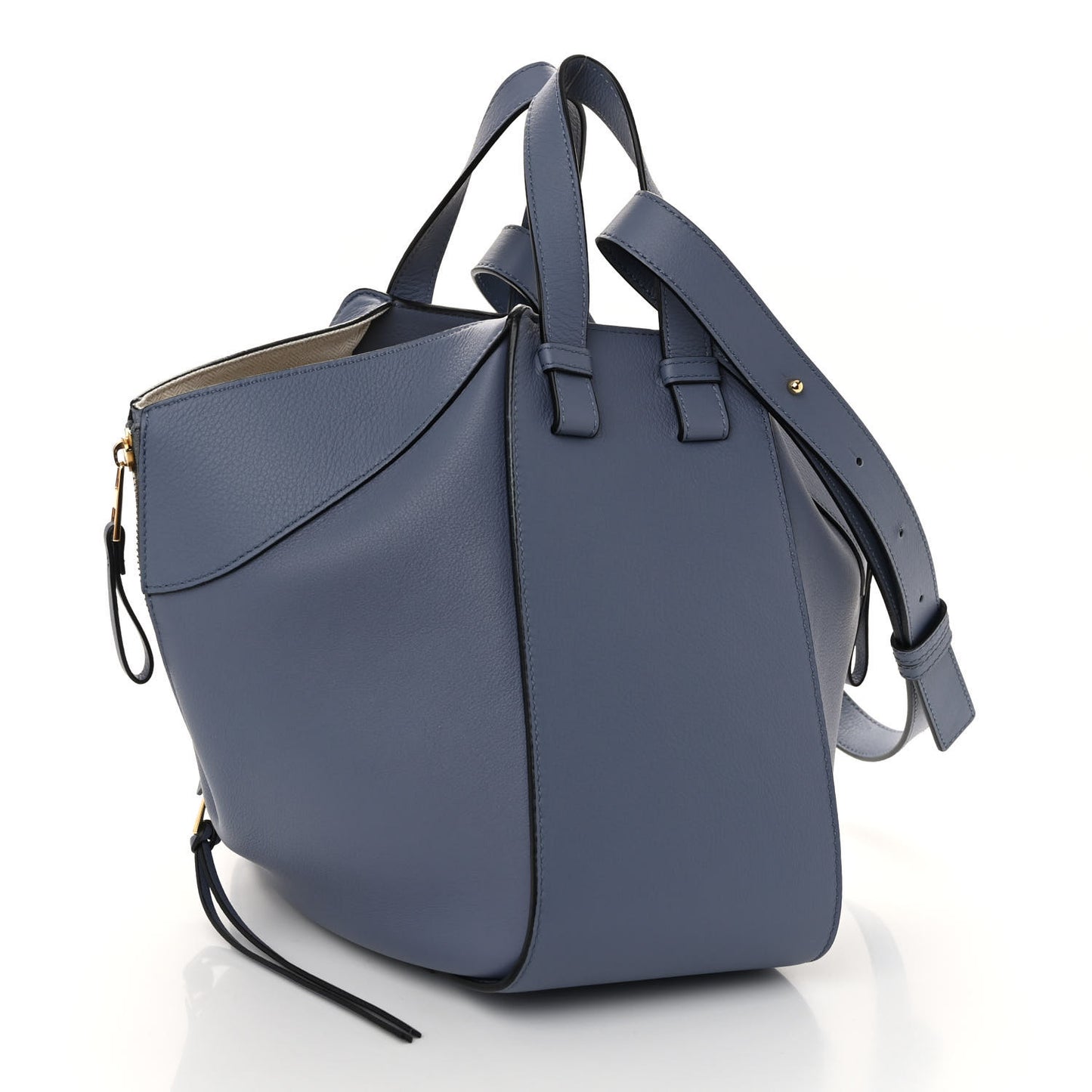 Calfskin Small Hammock Shoulder Bag Atlantic