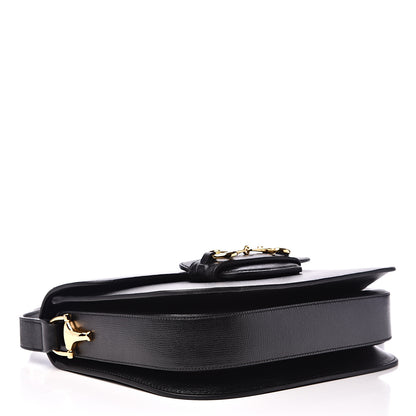 Gucci Azalea Calfskin Horsebit 1955 Shoulder Bag Black 3 of 11