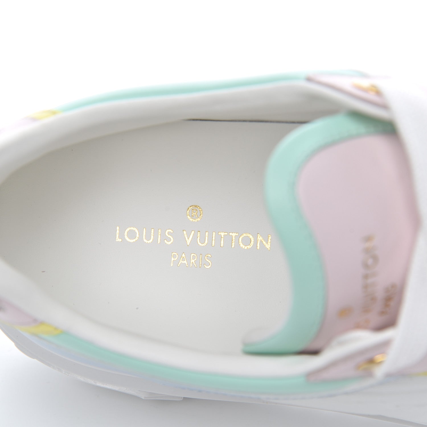 Louis Vuitton Monogram Embossed Lambskin Time Out Sneakers 40 Light Blue Pastel 6 of 9