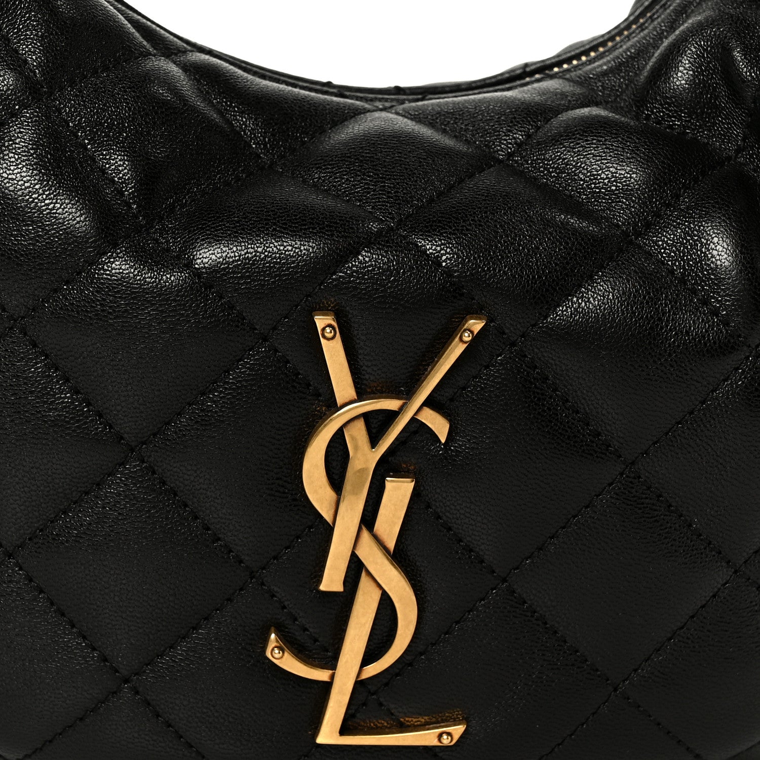 Saint Laurent Lambskin Quilted Icarino Bag Black 8 of 10