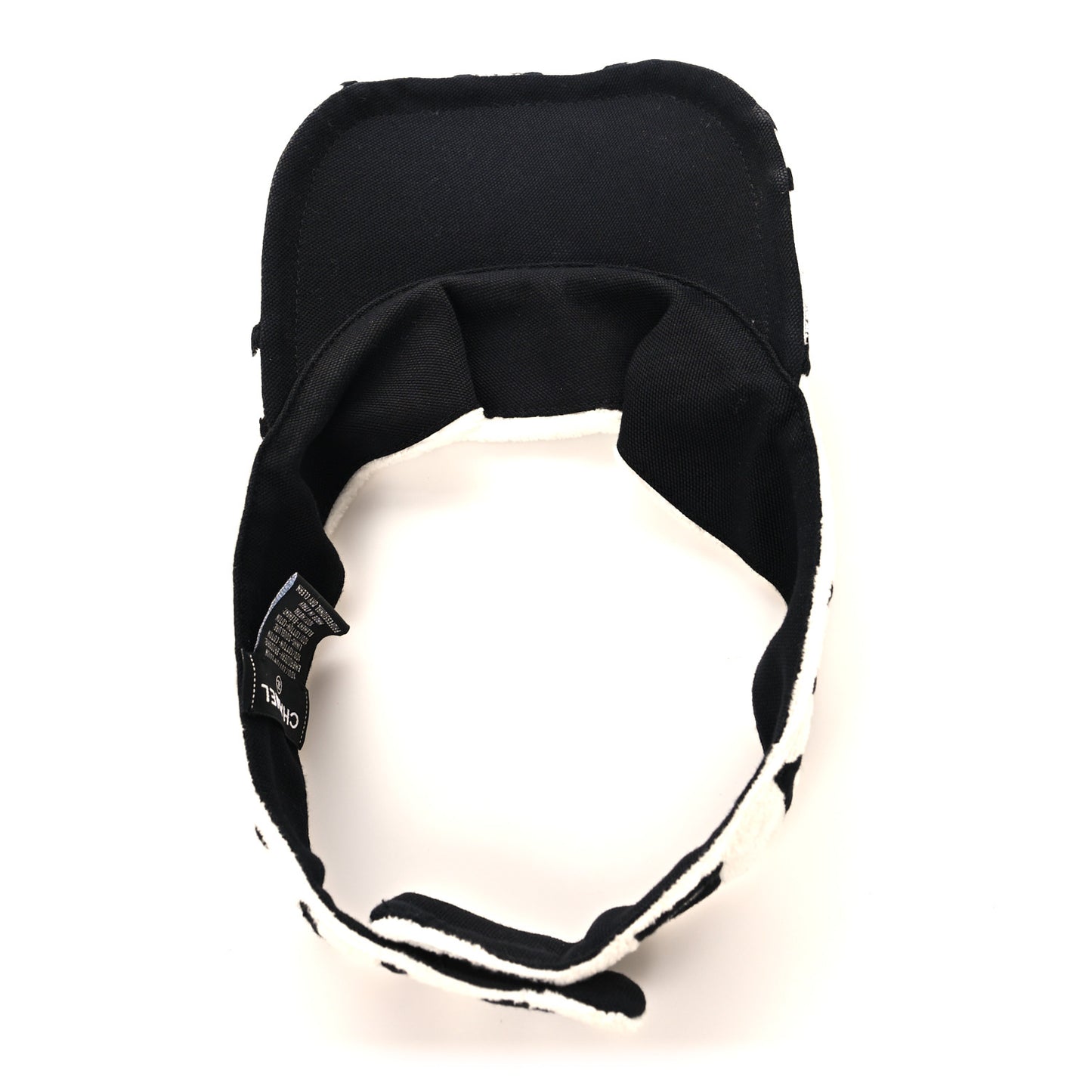 Terry Cotton Logo CC Visor  Ecru White