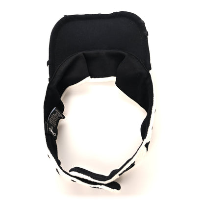 Chanel Terry Cotton Logo CC Visor  Ecru White 7 of 8