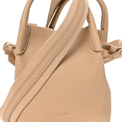 Loro Piana Grained Calfskin Micro Bale Bag Light Mastic 7 of 9