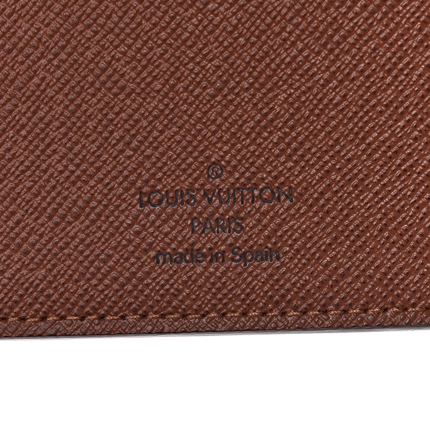 Monogram Desk Agenda Cover