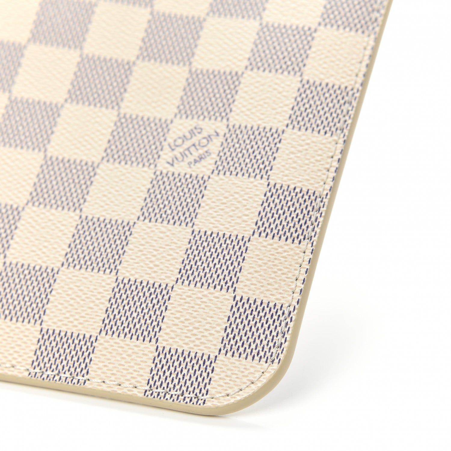 Louis Vuitton Damier Azur Neverfull MM GM Pochette Rose Ballerine 10 of 10