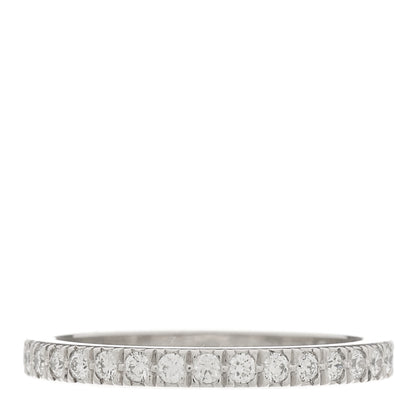 Tiffany Platinum Diamond Metro Full Eternity Band Ring 48 4.5 3 of 5