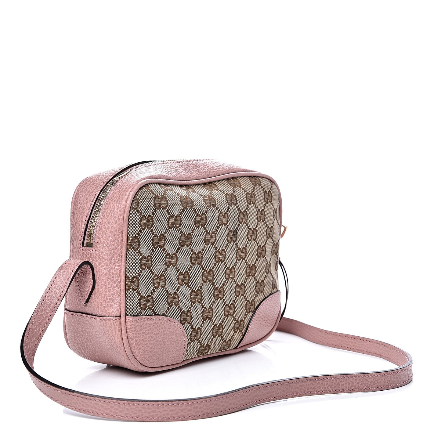 Monogram Mini Bree Messenger Bag Beige Soft Pink