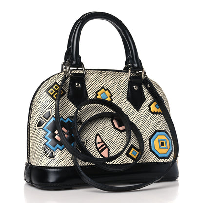 Louis Vuitton Epi Azteque Alma BB White 3 of 9