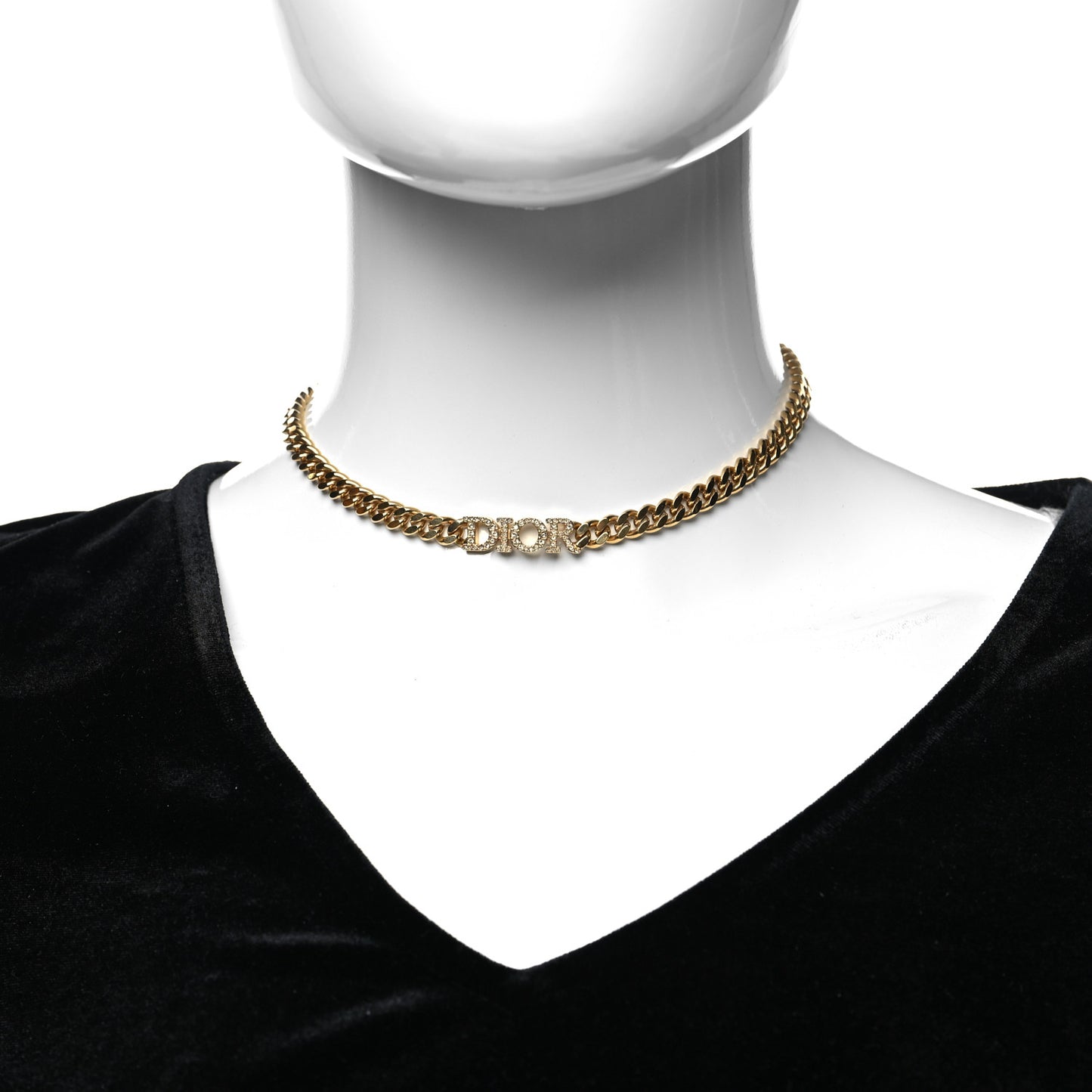 Metal Crystal Dio(r)evolution Choker Gold