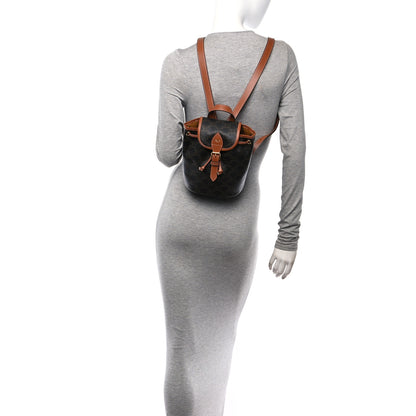 Celine Triomphe Canvas Calfskin Mini Folco Backpack Tan 2 of 11