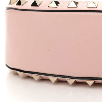 Valentino Garavani Vitello Mini Rockstud Chain Strap Bucket Bag Water Rose 13 of 13