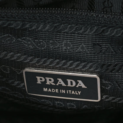 Prada Nylon Vela Messenger Bag Black 6 of 8